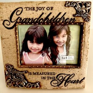 Picture Frame for Grandparent’s Stone Like Feel 8” x 8”